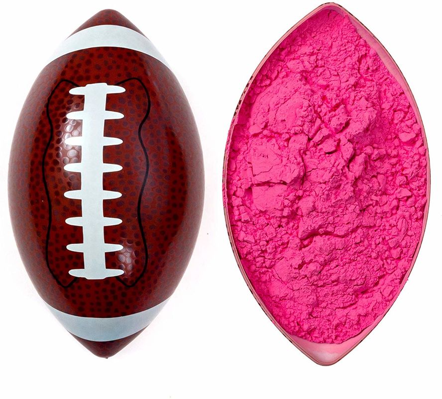 Latex Blue Pink Powder 6" Football Reveal Ball
